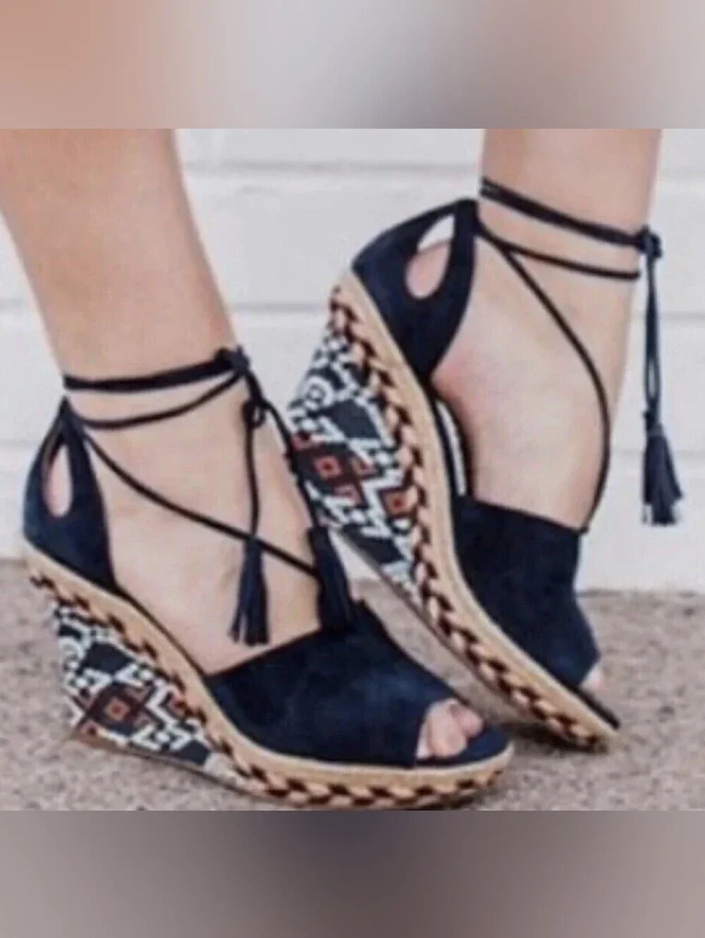 Cabi Isla Wedge Espadrille Sandals